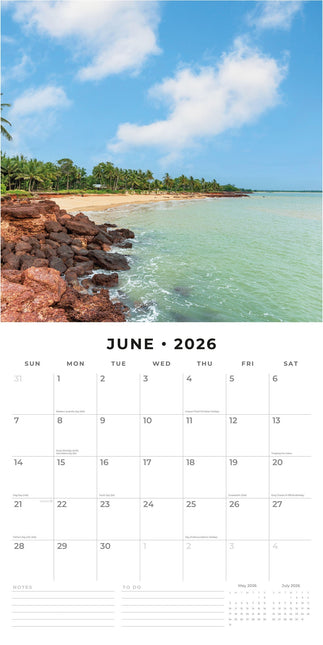 Red Robin Coastlines of Australia Kalender 2026