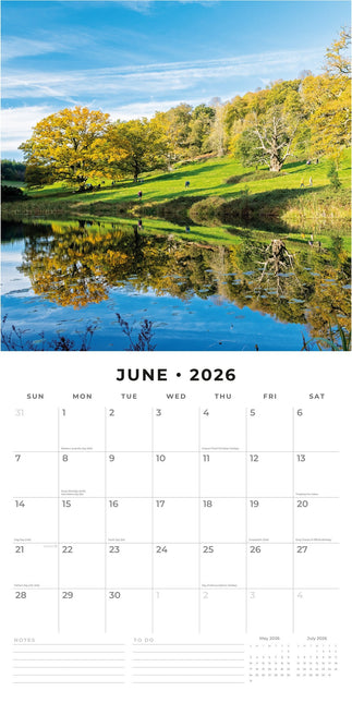 Red Robin Country Scenes Kalender 2026