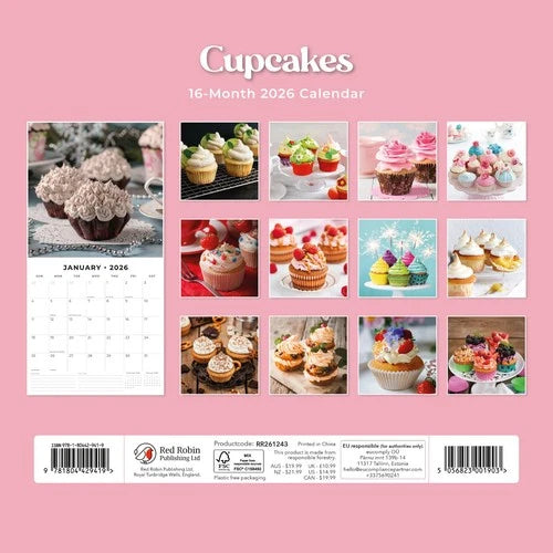 Red Robin Cupcakes Kalender 2026