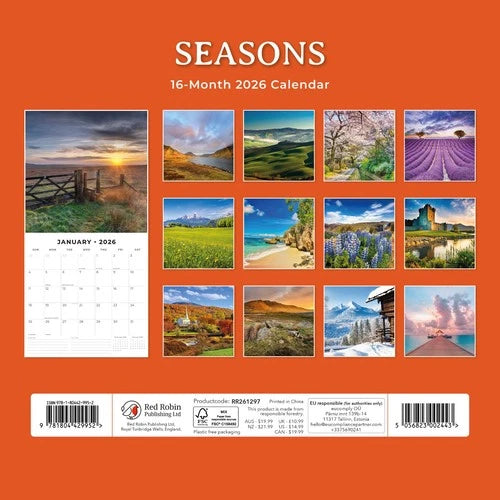 Red Robin Seasons Kalender 2026