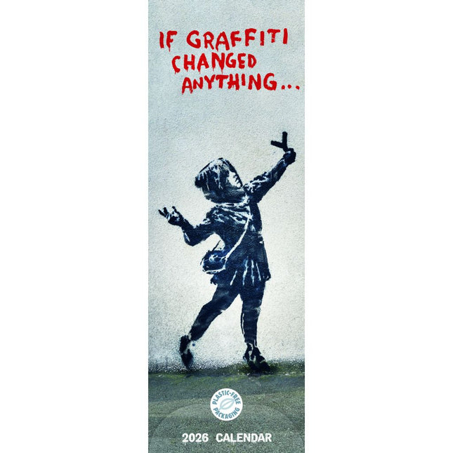 Red Star Banksy Kalender 2026 Slimline