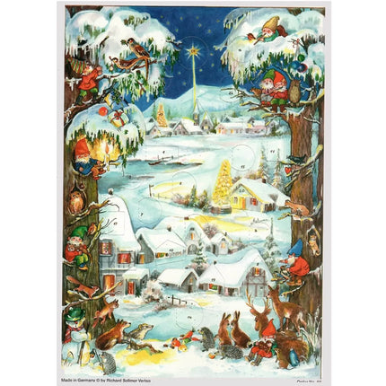 Sellmer A4 Adventskalender Winters Dorp