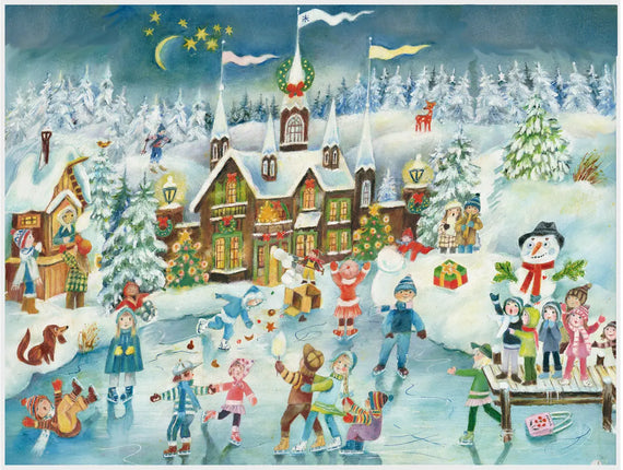 Sellmer Adventskalender Ice Skating at the Castle