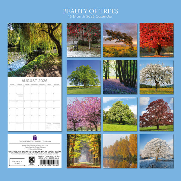 The Gifted Stationary Bomen Kalender 2026