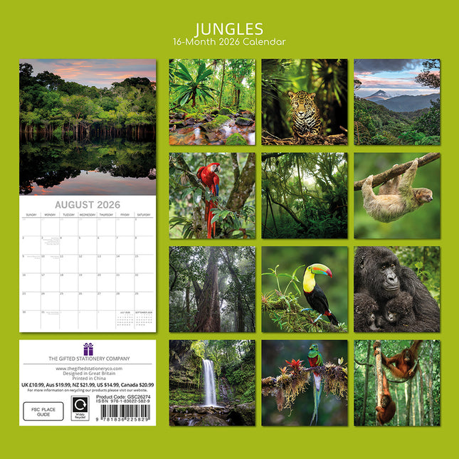 The Gifted Stationary Jungles Kalender 2026