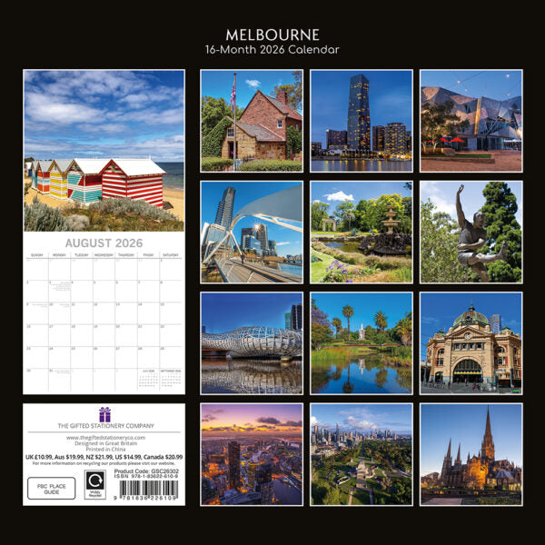 The Gifted Stationary Melbourne Kalender 2026