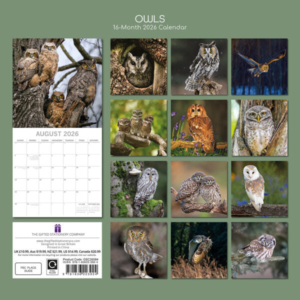 The Gifted Stationary Uilen Kalender 2026