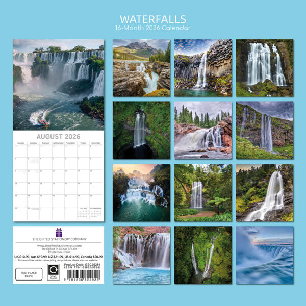 The Gifted Stationary Watervallen Kalender 2026