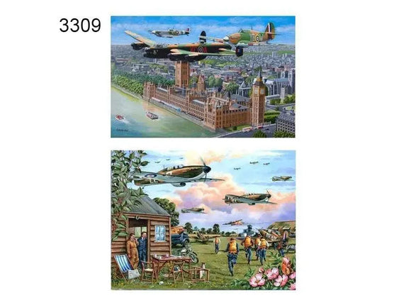 The House of Puzzles Sky Patrol Puzzel 2x500 XL Stukjes