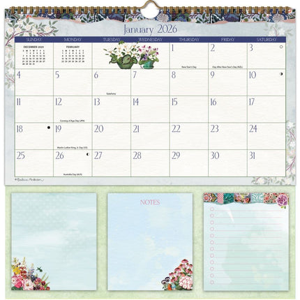 Wells st. by Lang Botanical Gardens Memo Kalender 2026