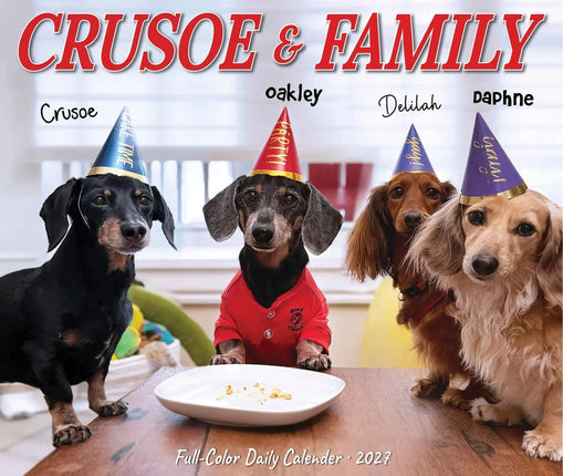 Willow Creek Crusoe de Teckel Scheurkalender 2027 Boxed