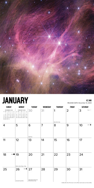 Willow Creek James Webb Space Telescope Kalender 2026
