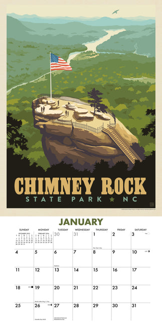 Willow Creek National Landmarks (ADG) Kalender 2026