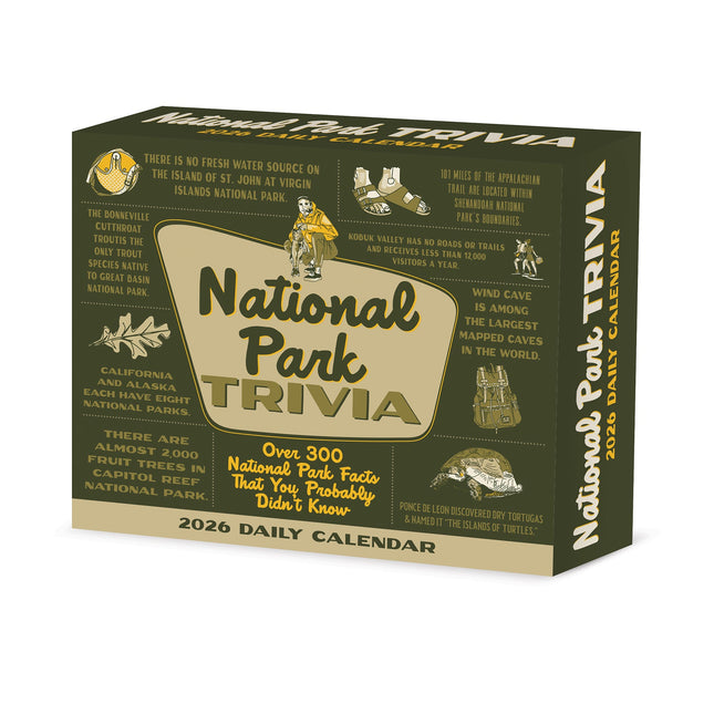 Willow Creek National Park (Trivia) Scheurkalender 2026 Boxed