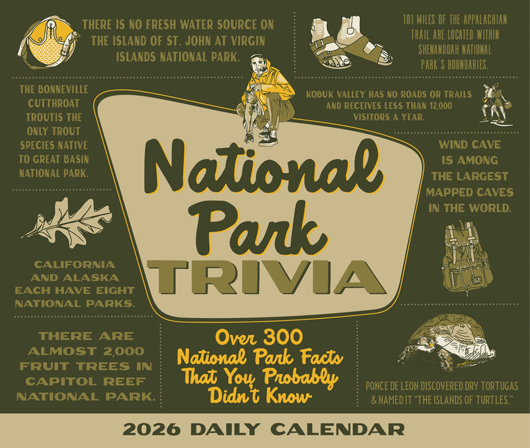 Willow Creek National Park (Trivia) Scheurkalender 2026 Boxed