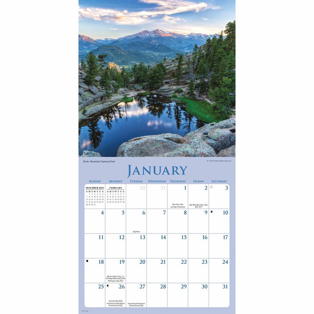Willow Creek National Parks Mini Kalender 2026