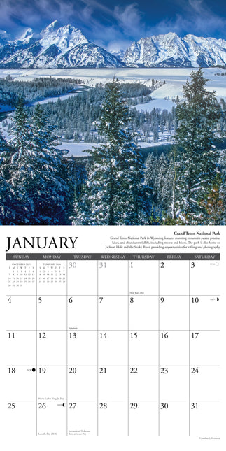 Willow Creek National Parks of the West Kalender 2026