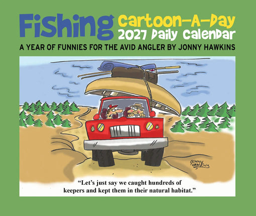 Willow Creek Vissen Cartoon Scheurkalender 2027 Boxed