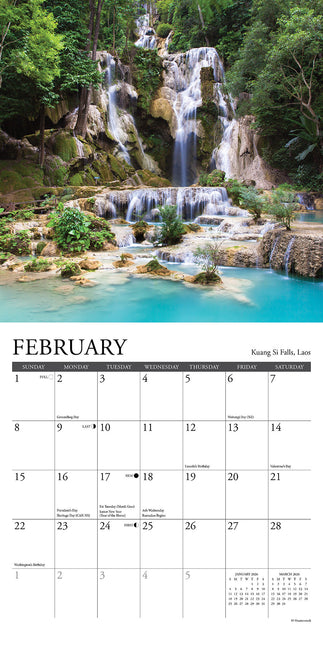 Willow Creek Watervallen Kalender 2026 Mini
