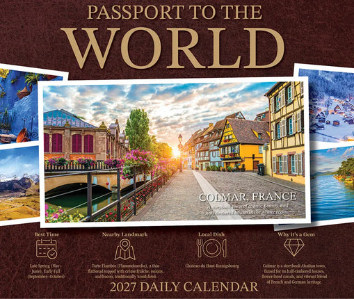 Willow Creek Wereld Bestemmingen Scheurkalender 2027 Boxed