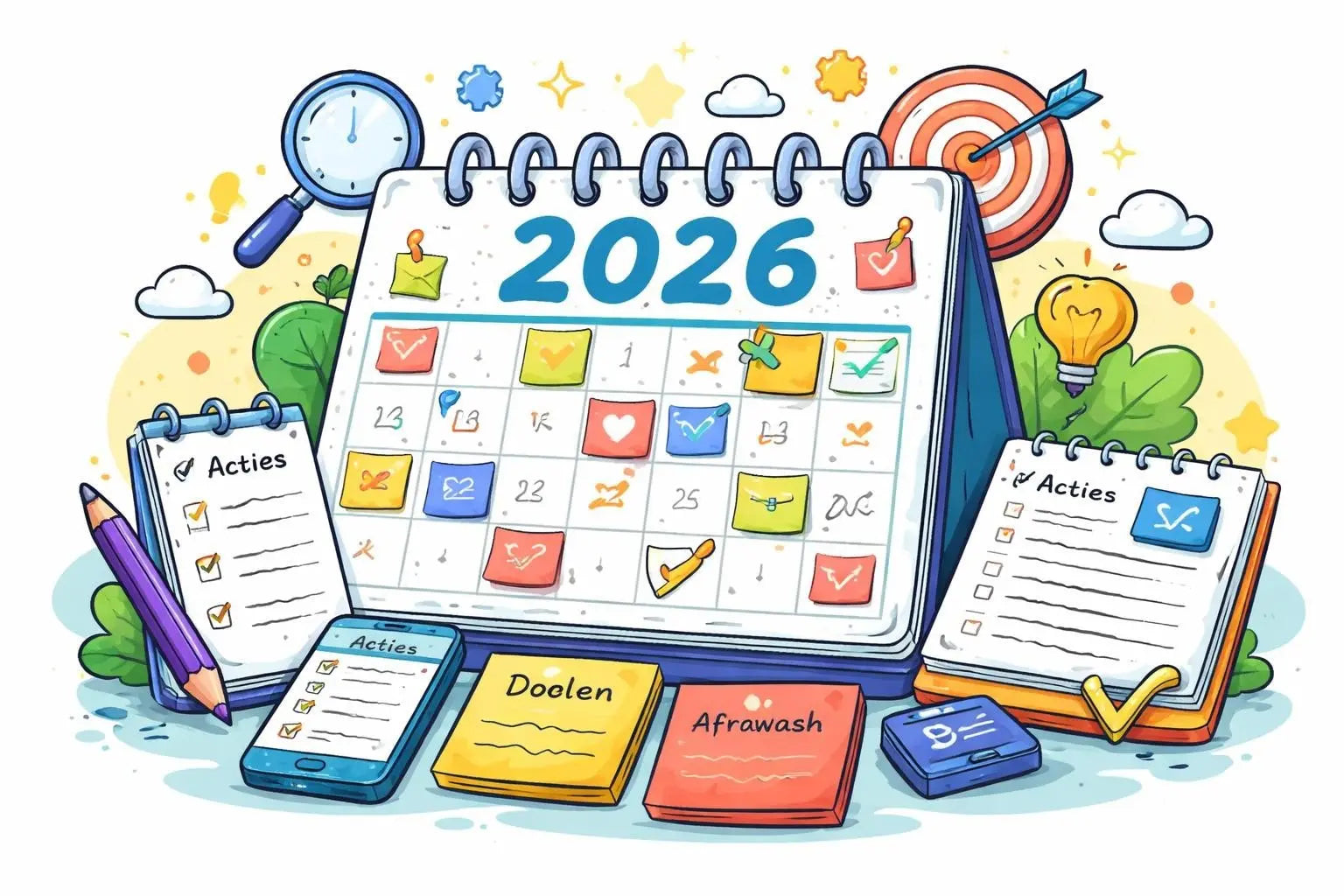 Kalender voor op bureau: jouw gids voor 2026
