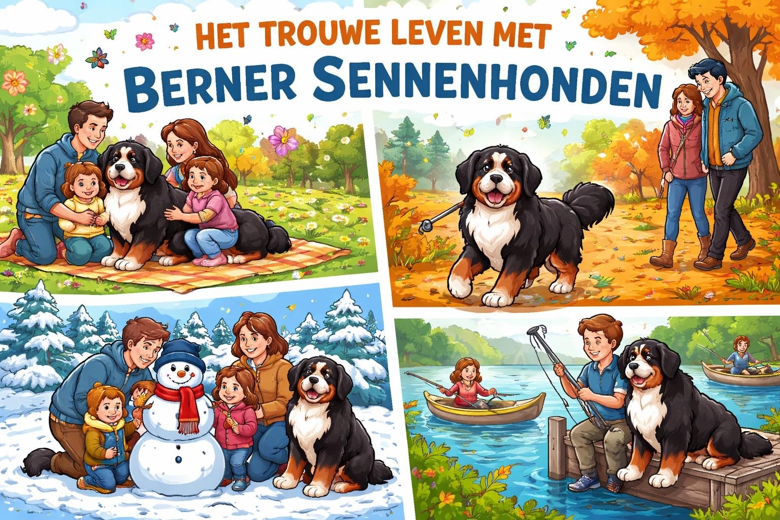 Berner sennen: Een trouwe reus met een groot hart