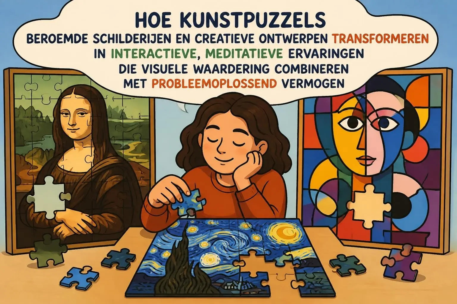 Art puzzle: Creativiteit en ontspanning in één