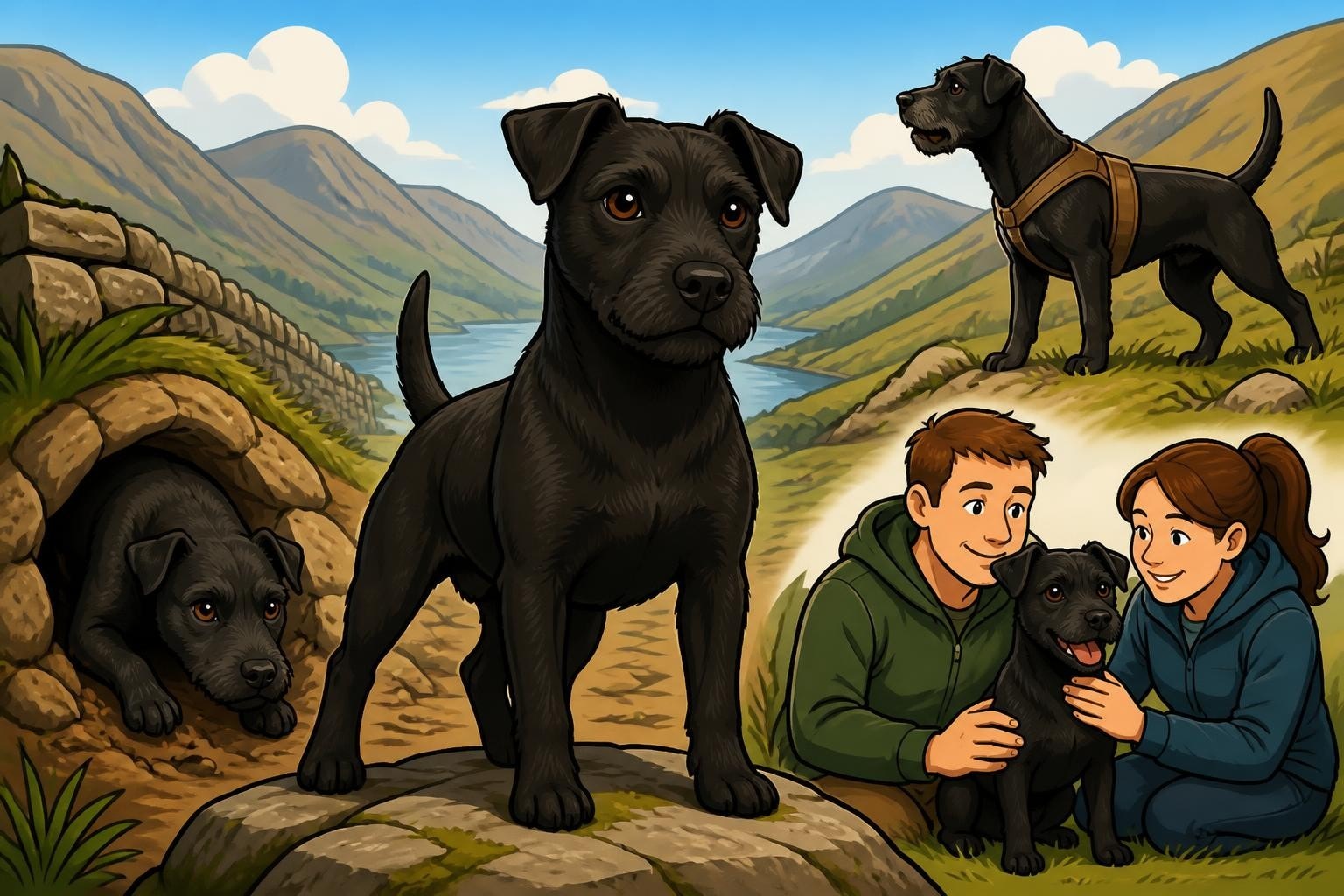 Patterdale terrier: karakter, geschiedenis en verzorging
