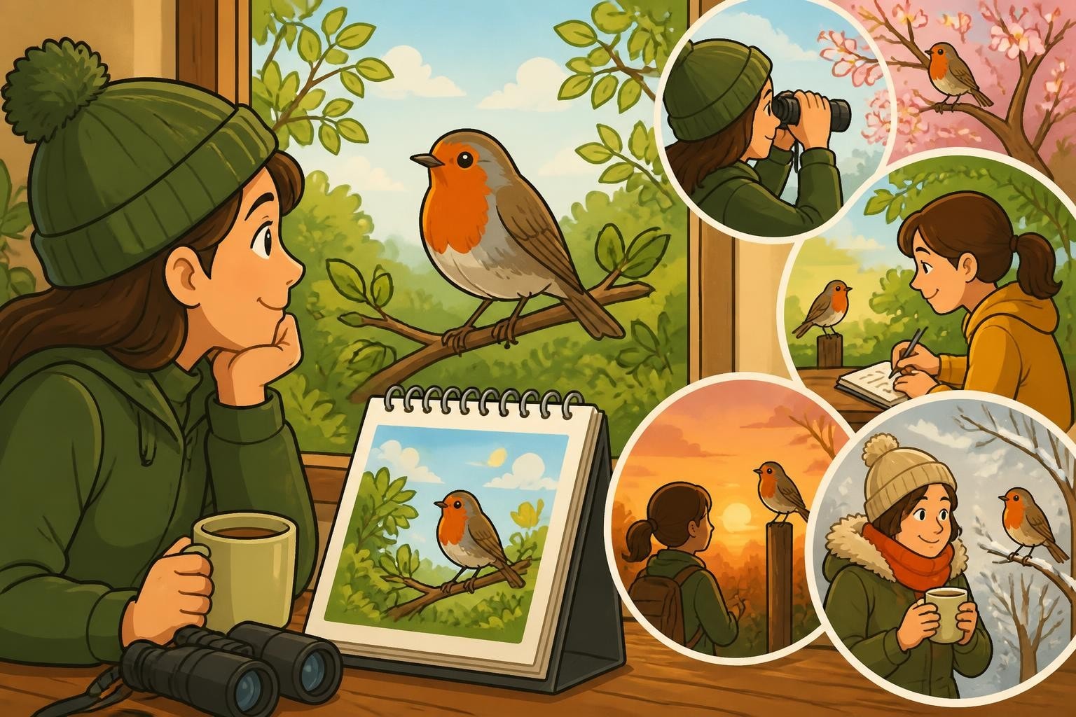 Red robin: de natuurkalender voor vogelliefhebbers 2027