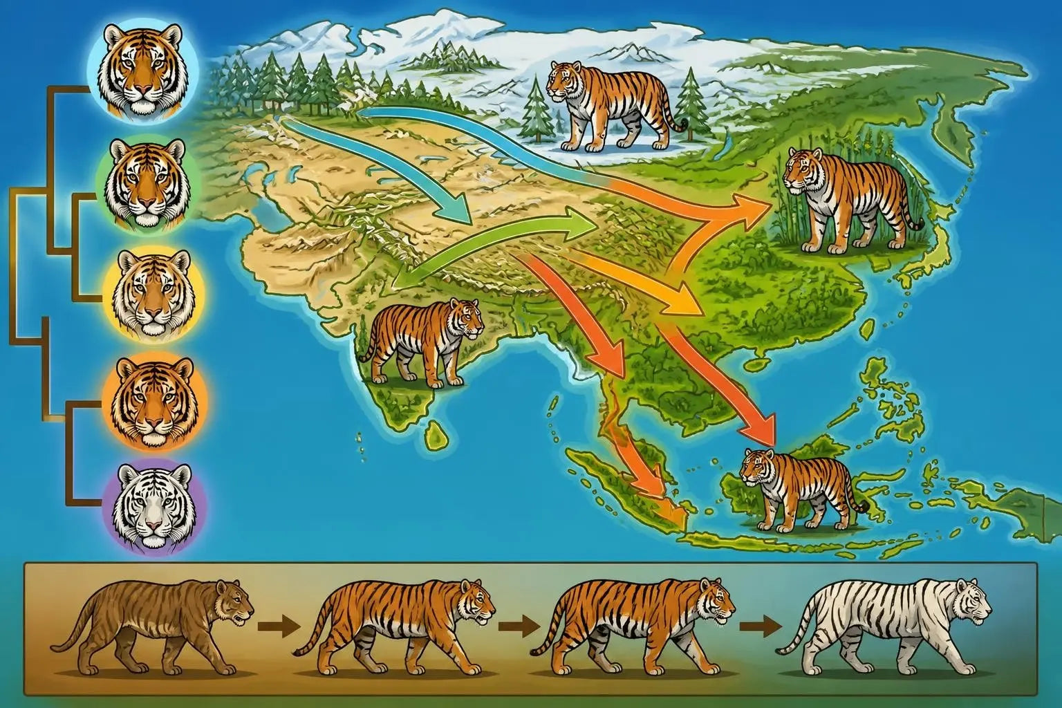 Tijger: kracht en schoonheid in beeld en symbool