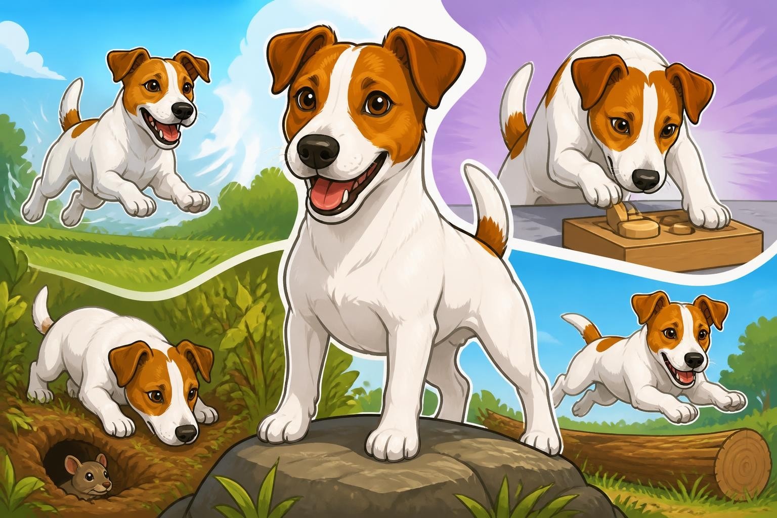 Jack Russell Terrier: Een levendig portret van energie