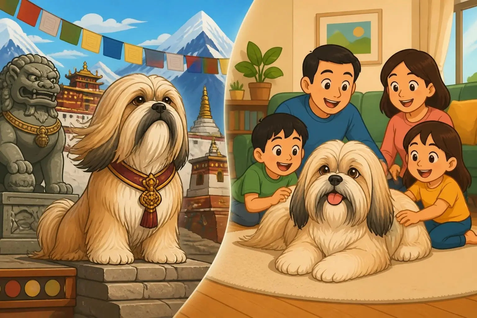 Lhasa apso: het kleine ras met een groot hart