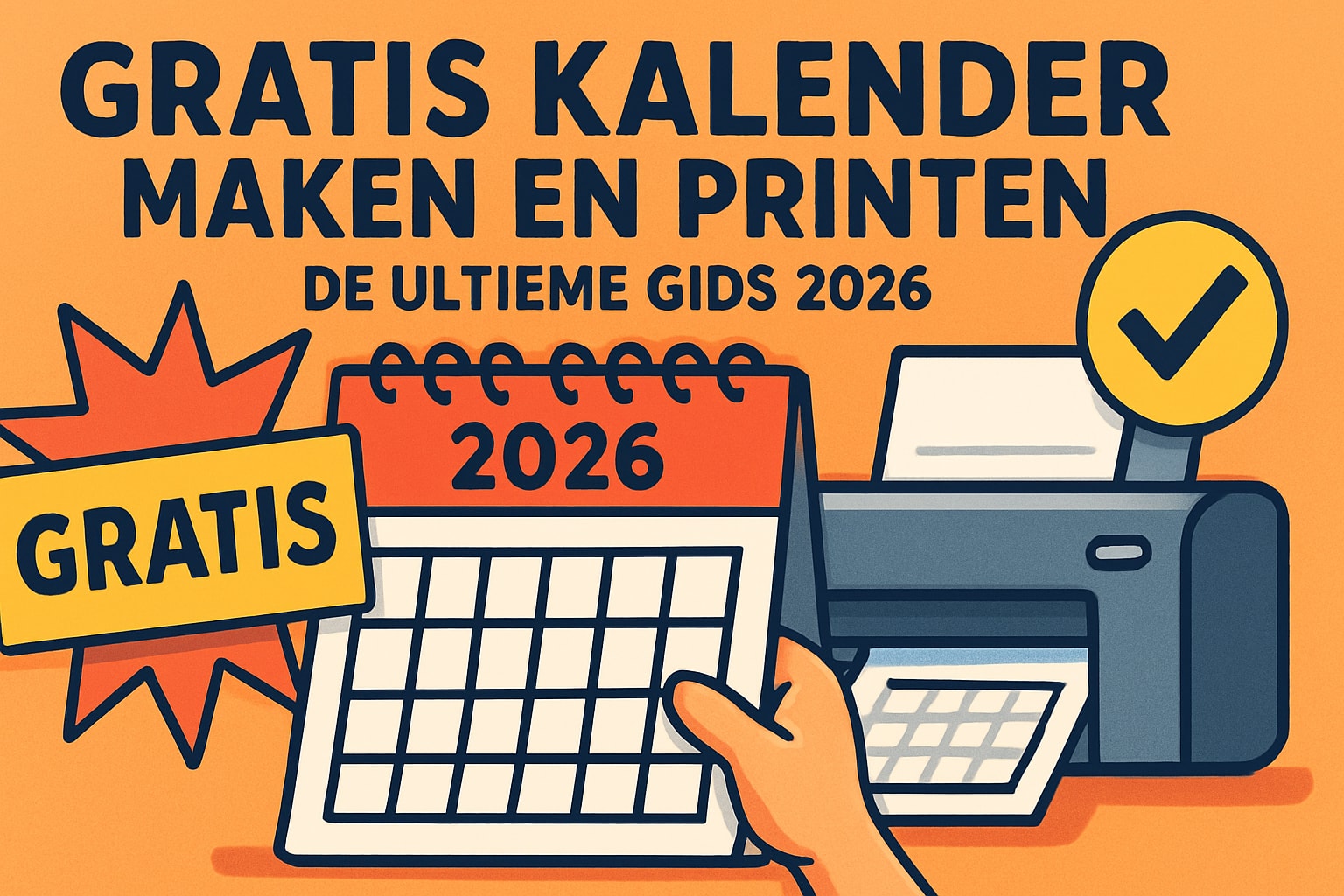 Gratis Kalender Maken en Printen: De Ultieme Gids 2026