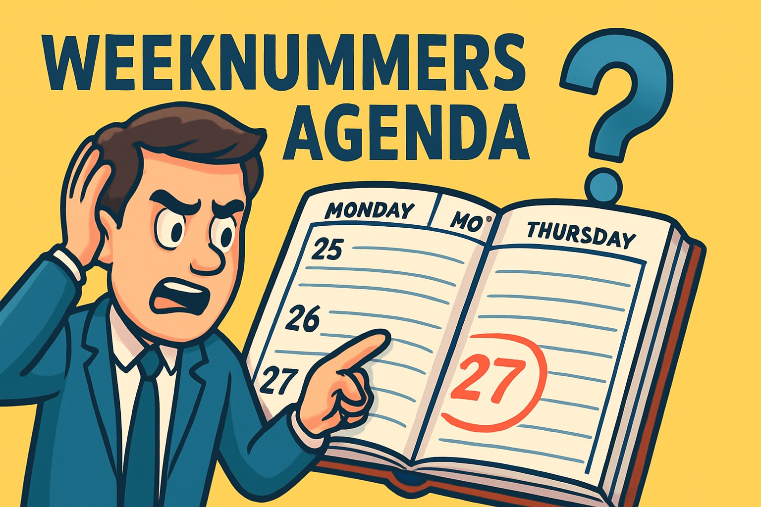 Weeknummers Agenda Guide 2026: Slim Plannen en Organiseren