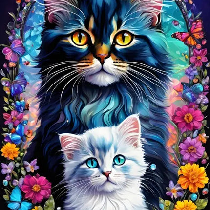 Alipson Cats - Maternal Love Collection Puzzel 1000 stukjes