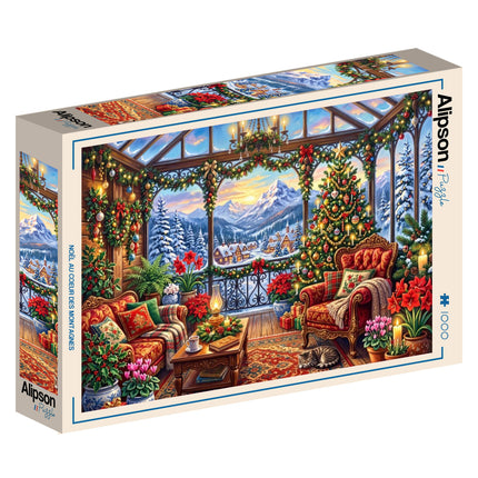 Alipson Christmas in the Middle of the Mountains Puzzel 1000 stukjes