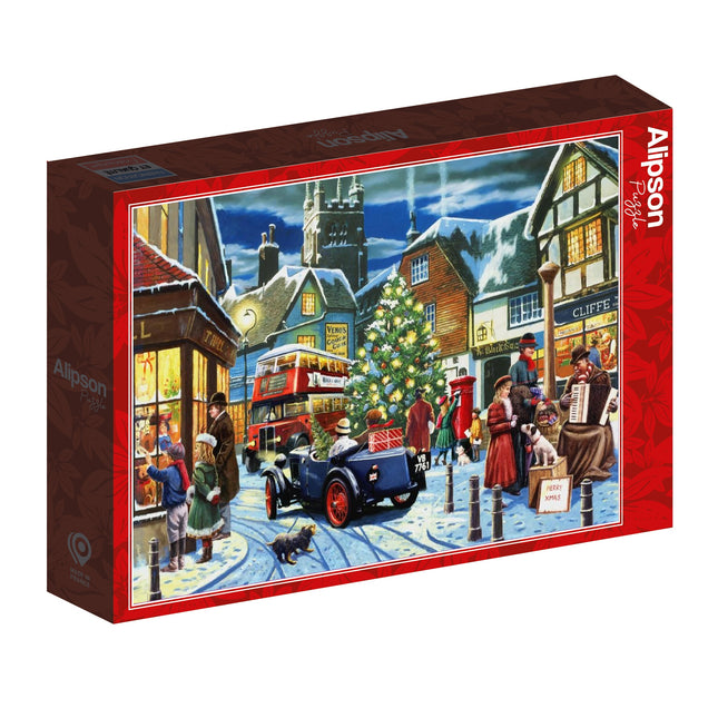Alipson Christmas Streets Puzzel 1500 stukjes