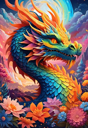 Alipson Colorful Dragon Puzzel 1000 stukjes