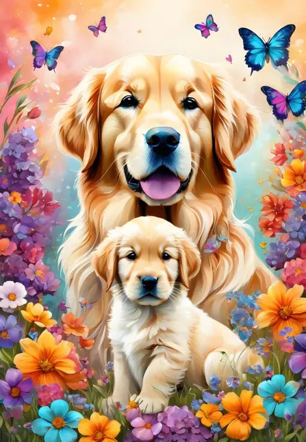 Alipson Dogs - Maternal Love Collection Puzzel 1000 stukjes