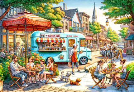 Alipson Fast and Delicious Food Puzzel 1000 stukjes