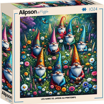 Alipson Garden Gnomes in Spring Puzzel 1000 stukjes