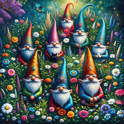 Alipson Garden Gnomes in Spring Puzzel 1000 stukjes
