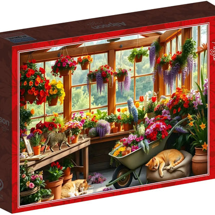 Alipson Nap in the Greenhouse Puzzel 1000 stukjes