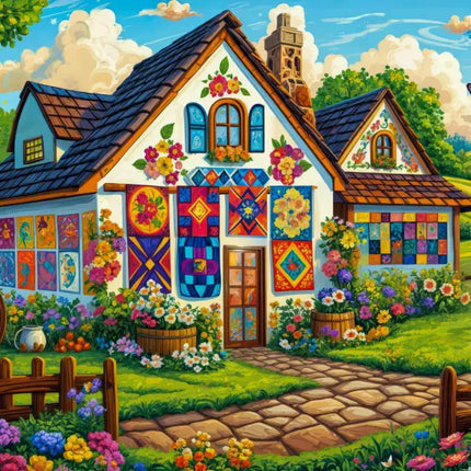 Alipson Quilt House Puzzel 1000 stukjes