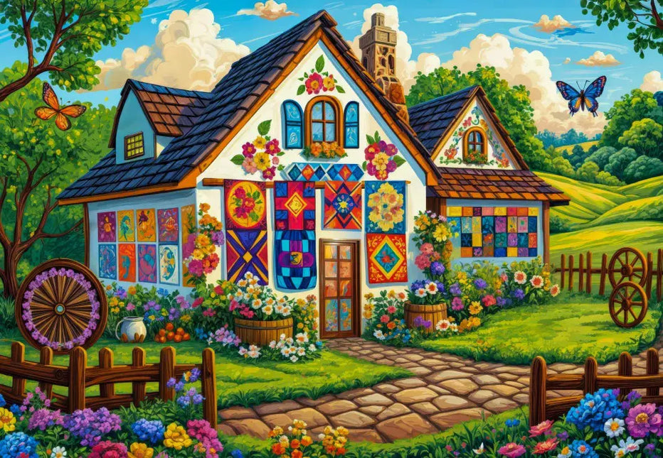 Alipson Quilt House Puzzel 1000 stukjes