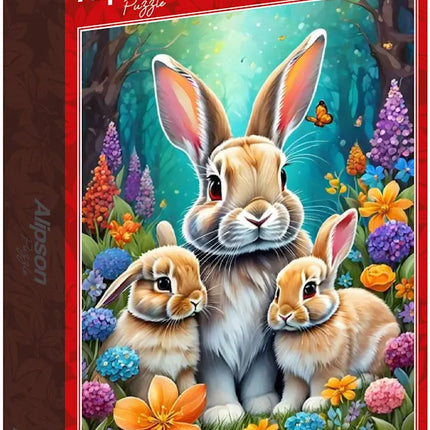Alipson Spring Bunnies Puzzel 1000 stukjes