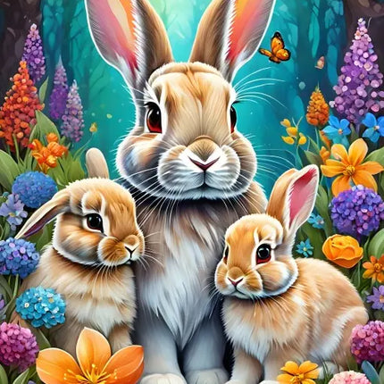 Alipson Spring Bunnies Puzzel 1000 stukjes