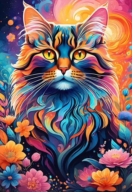 Alipson The Cat of Colors Puzzel 1000 stukjes