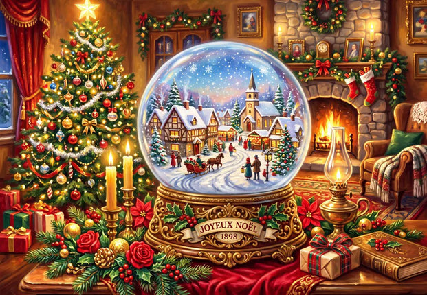 Alipson The Christmas Eve Snow Globe Puzzel 1000 stukjes