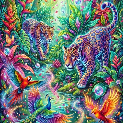 Alipson The Jungle of a Thousand Colours Puzzel 1000 stukjes